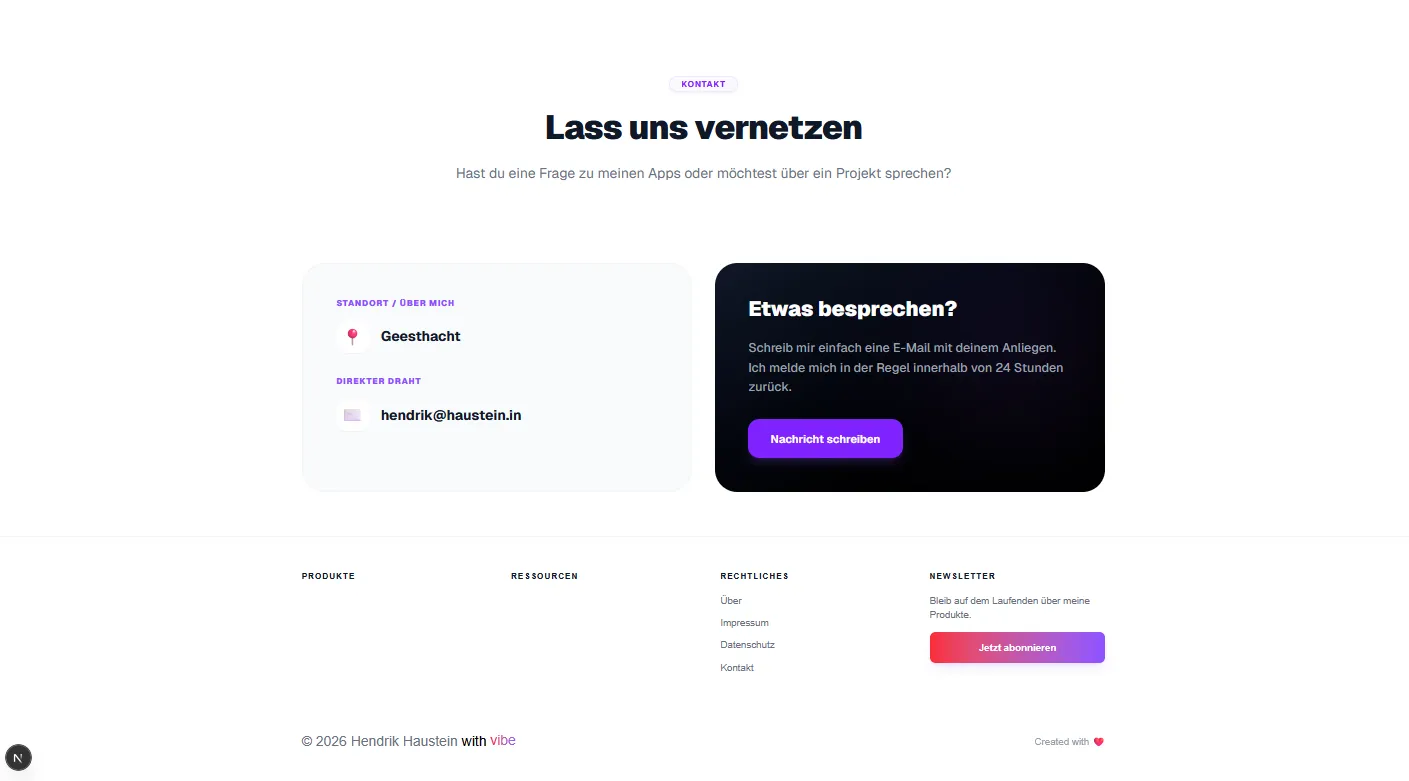 haustein.in neues Design / WIP -> kann sich noch ändern.